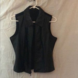 leather vest